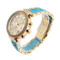 Michael Kors Parker Gold Dial Two Tone Steel Strap Watch for Women - MK6364