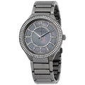 Michael Kors Kerry Gunmetal Dial Steel Strap Watch for Women - MK3410