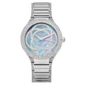 Michael Kors Kerry Mother of Pearl Dial Silver Strap Watch for Women - MK3480