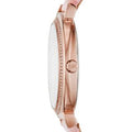 Michael Kors Cinthia Mother of Pearl Dial Pink Leather Strap Watch for Women - MK2663