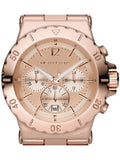 Michael Kors Dylan Rose Gold Dial Rose Gold Steel Strap Watch for Women - MK5314