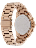 Michael Kors Bradshaw Rose Gold Dial Rose Gold Steel Strap Watch for Women - MK5503