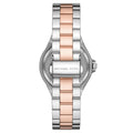 Michael Kors Slim Runway White Dial Two Tone Watch for Women - MK3204B