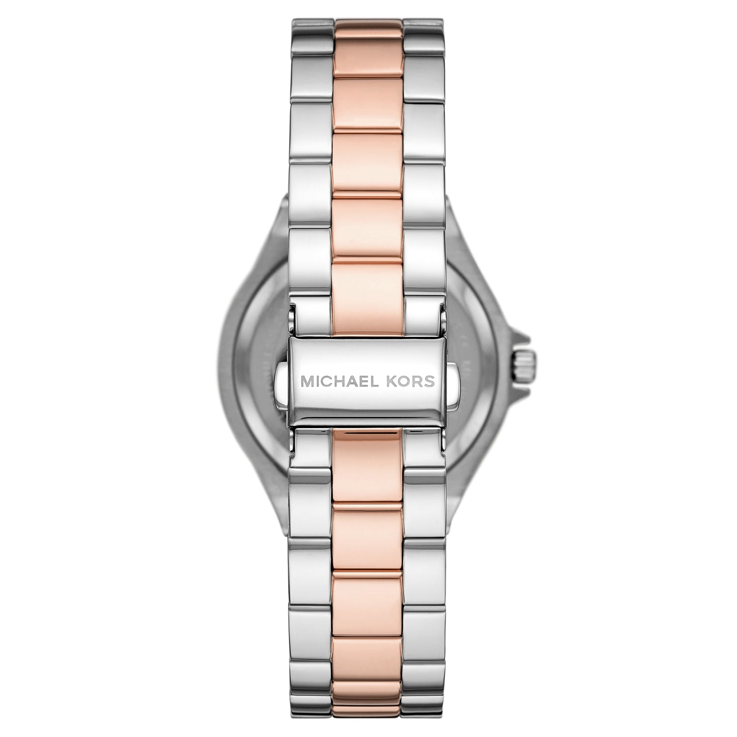 Michael Kors Slim Runway White Dial Two Tone Watch for Women - MK3204B