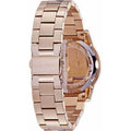 Michael Kors Ritz Chronograph Rose Gold Dial Steel Strap Watch for Women - MK6357