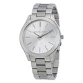 Michael Kors Slim Runway Silver Dial Silver Stainless Steel Strap Watch for Women - MK3178