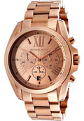 Michael Kors Bradshaw Rose Gold Dial Rose Gold Steel Strap Watch for Women - MK5503