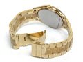 Michael Kors Slim Runway Gold Dial Two Tone Gold Strap Watch for Women - MK4285