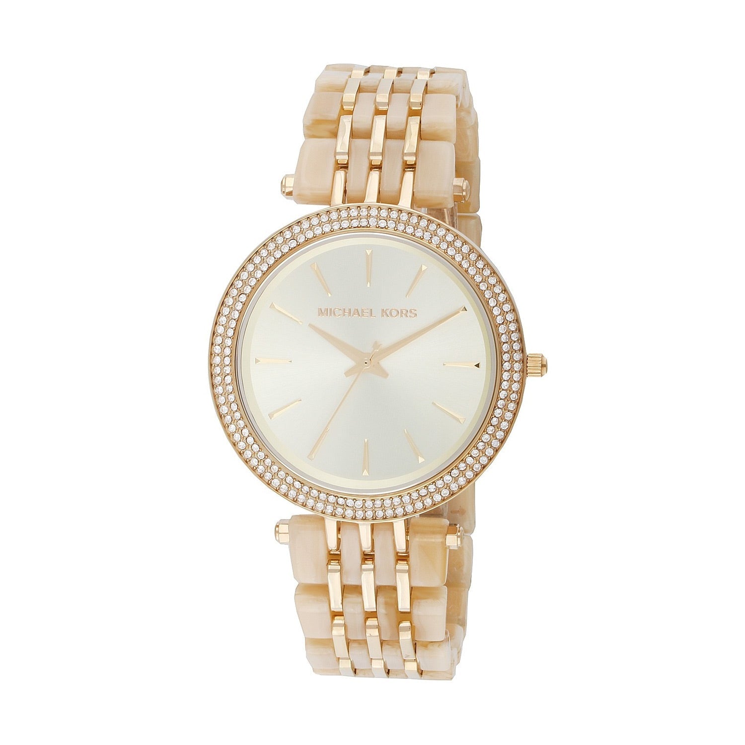 Michael Kors Darci Gold Dial Gold Steel Strap Watch for Women - MK4325