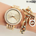 Michael Kors Darci Gold Dial Gold Steel Strap Watch for Women - MK4325