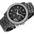 Michael Kors Runway Black Dial Black Steel Strap Watch for Women - MK5190