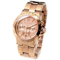 Michael Kors Dylan Rose Gold Dial Rose Gold Steel Strap Watch for Women - MK5314