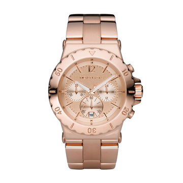 Michael Kors Dylan Rose Gold Dial Rose Gold Steel Strap Watch for Women - MK5314