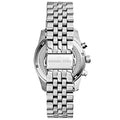 Michael Kors Lexington Silver Dial Silver Steel Strap Watch for Women - MK5555