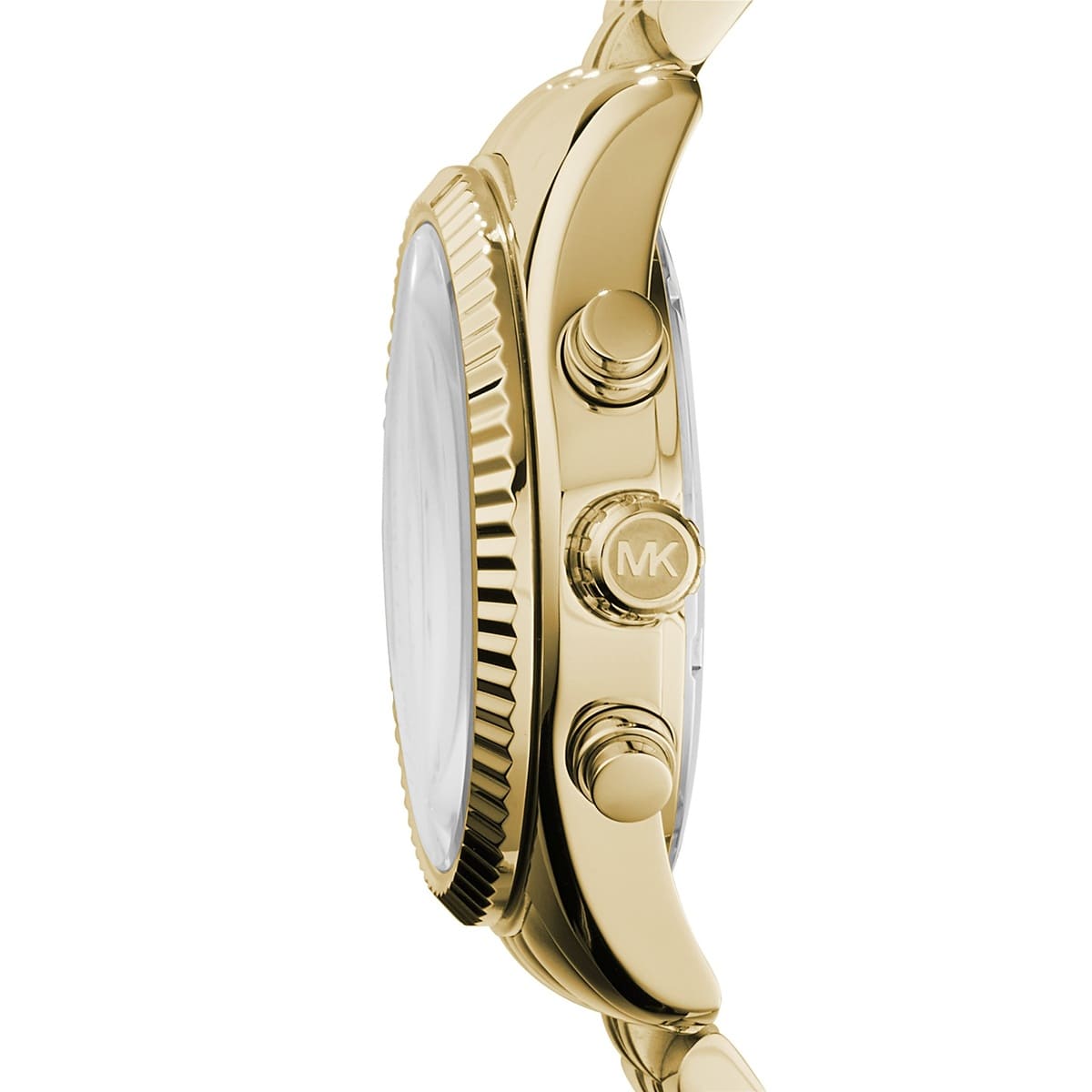 Michael Kors Lexington Gold Dial Gold Steel Strap Watch for Women - MK5556