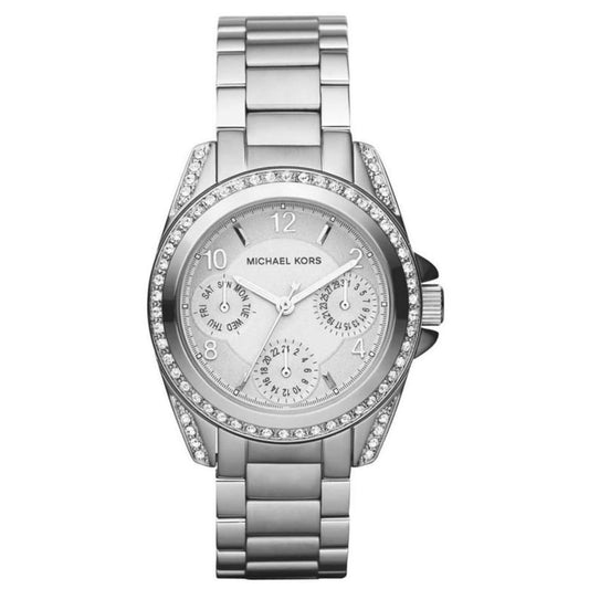 Michael Kors Blair Silver Dial SIlver Steel Strap Watch for Women - MK5612