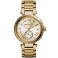 Michael Kors Skylar Gold Dial Gold Steel Strap Watch for Women - MK5867