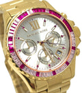 Michael Kors Everest Chronograph Gold Dial Gold Steel Strap Watch for Women - MK5871