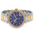 Michael Kors Parker Blue Dial Two Tone Steel Strap Watch for Women - MK6141