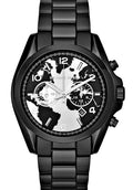 Michael Kors Bradshaw Hungry Black Dial Black Steel Strap Watch for Women - MK6271