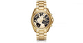 Michael Kors Bradshaw Stop Hunger Black Gold Dial Gold Steel Strap Watch for Women - MK6272