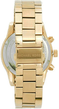 Michael Kors Ritz Gold Dial Gold Steel Strap Watch for Women - MK6356