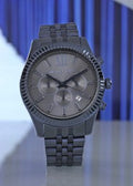 Michael Kors Lexington Chronograph Blue Dial Blue Steel Strap Watch for Men - MK8480