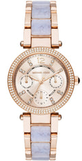 Michael Kors Parker Gold Dial Two Tone Steel Strap Watch for Women - MK6327