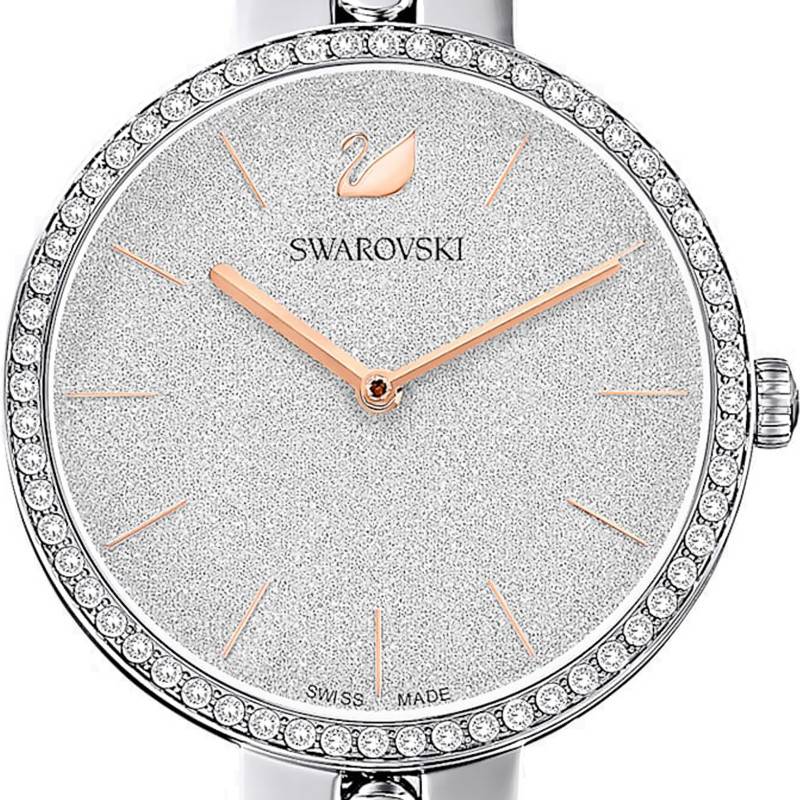 Swarovski Cosmopolitan Diamond Powder Silver Dial Silver Steel Strap Watch for Women - 5517807