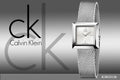 Calvin Klein Mark Silver Dial Silver Mesh Bracelet Watch for Women - K3R23126