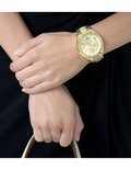 Michael Kors Bradshaw Gold Dial Gold Steel Strap Watch for Women - MK5722