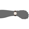 Calvin Klein Minimal White Dial Brown Leather Strap Watch for Women - K3M226G6