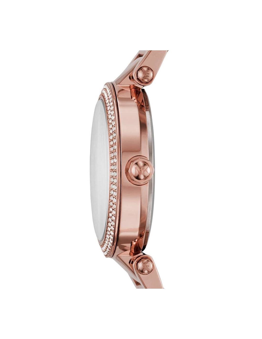 Michael Kors Parker Rose Gold Dial Steel Strap Watch for Women - MK6470