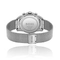 Hugo Boss Skymaster Green Dial Silver Mesh Bracelet Watch for Men - 1513938