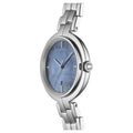 Tissot T Lady Flamingo Mother of Pearl Blue Dial Silver Steel Strap Watch For Women - T094.210.11.121.00