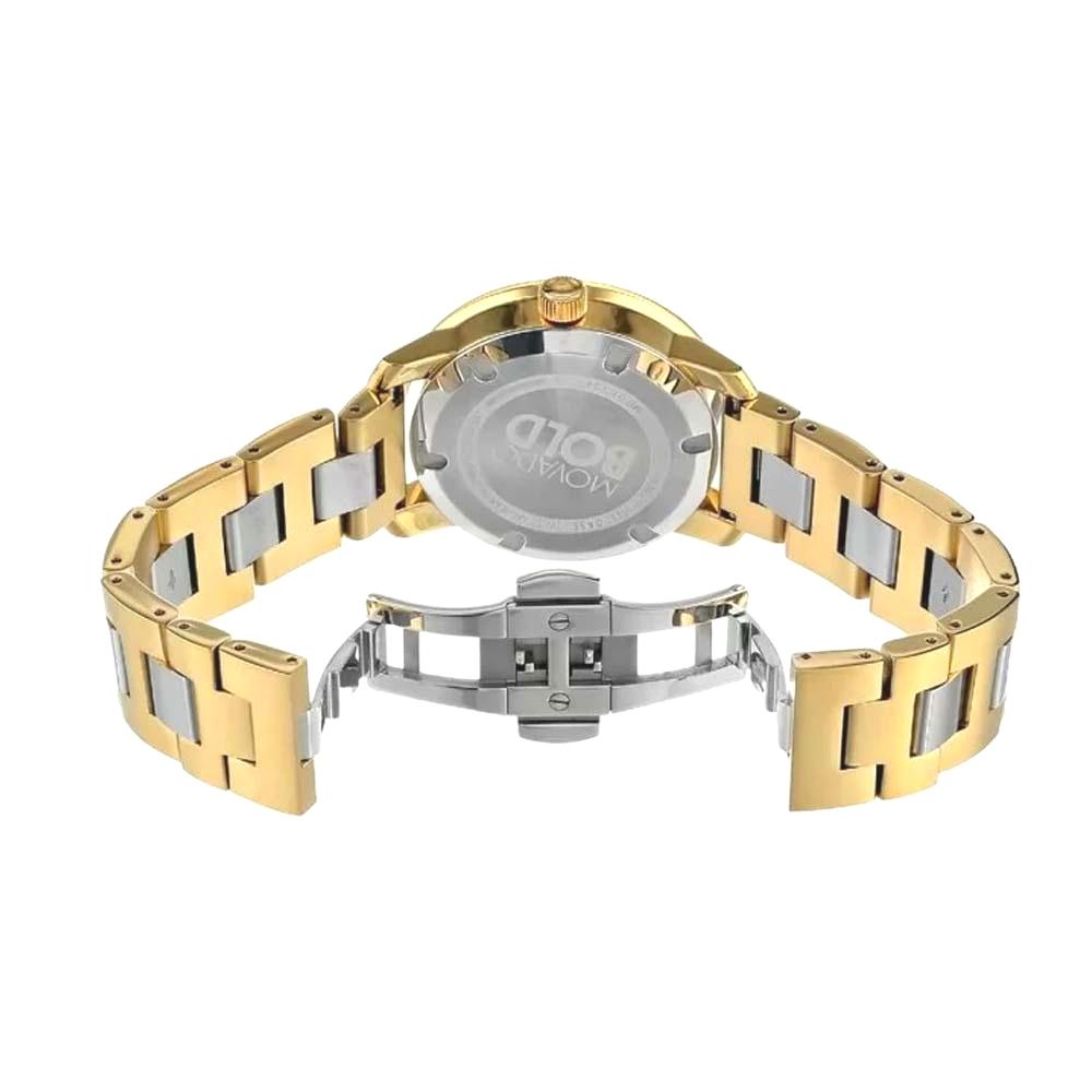 Movado Bold Silver Dial Two Tone Steel Strap Watch for Women - 3600129