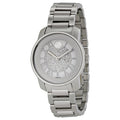 Movado Bold Crystal Pave Silver Dial Silver Steel Strap Watch for Women - 3600254