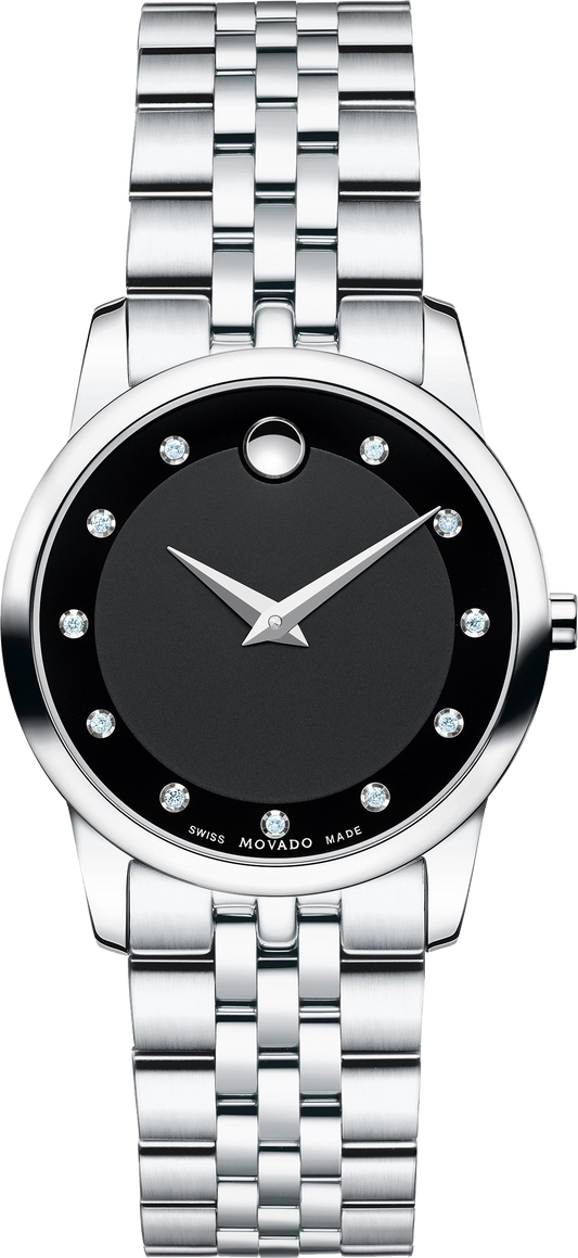 Movado Museum Classic 28mm Quartz Stainless Steel Watch For Women - 0606858
