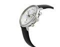 Calvin Klein High Noon Chronograph White Dial Black Leather Strap Watch for Men - K8M271C6