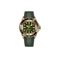 Breitling Superocean Automatic 42 Green Dial Green Rubber Strap Watch for Men - N17375201L1S1