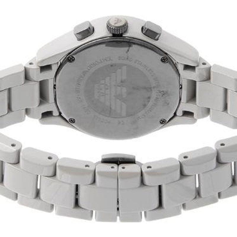 Emporio Armani Valente Chronograph Grey Dial Grey Steel Strap Watch For Men - AR1460