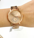 Michael Kors Jaryn Rose Gold Dial Rose Gold Steel Strap Watch for Women - MK3621