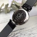 Calvin Klein Sight Black Dial Black Leather Strap Watch for Men - K1S21102