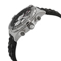 Breitling Super Chronomat B01 44 Black Dial Black Rubber Strap Watch for Men - AB0136251B1S1