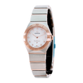 Omega Constellation Manhattan Quartz Diamonds Mother of Pearl Dial Two Tone Steel Strap Watch for Women - 131.20.25.60.55.001