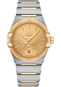 Omega Constellation Manhattan Yellow Dial Two Tone Steel Strap Watch for Women - 131.20.28.60.08.001