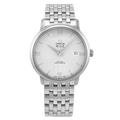 Omega De Ville Prestige Co-Axial Silver Dial Silver Steel Strap Watch for Men - 424.10.40.20.02.003