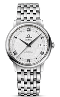 Omega De Ville Prestige Co Axial Automatic White Dial Silver Steel Strap Watch for Men - 424.10.40.20.02.005