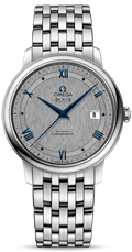 Omega De Ville Prestige Co-Axial Grey Dial Silver Steel Strap Watch for Men - 424.10.40.20.06.002