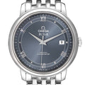 Omega De Ville Prestige Co-Axial Blue Dial Silver Steel Strap Watch for Men - 424.10.40.20.03.002